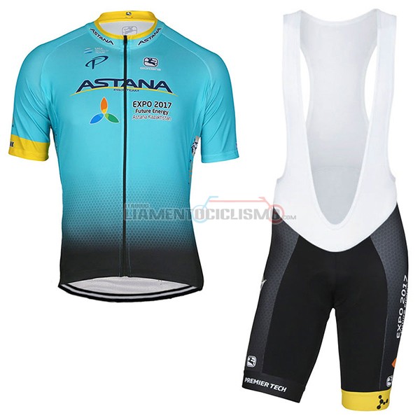 Abbigliamento Ciclismo Astana azzurro